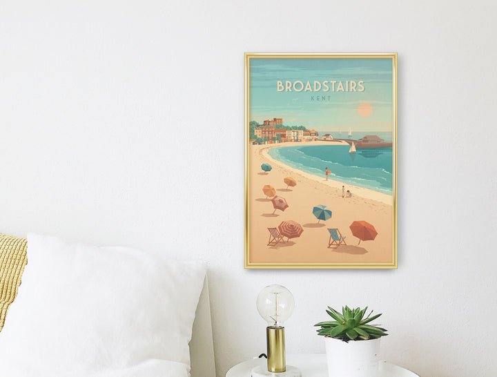 Broadstairs Seaside Travel Poster