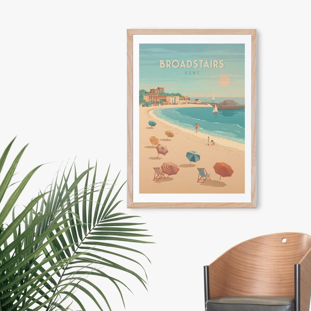 Broadstairs Seaside Travel Poster