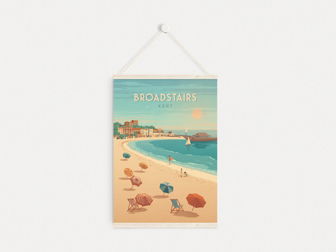 Broadstairs Seaside Travel Poster