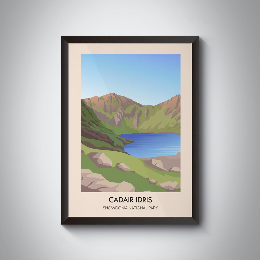 Cadair Idris Snowdonia Travel Poster