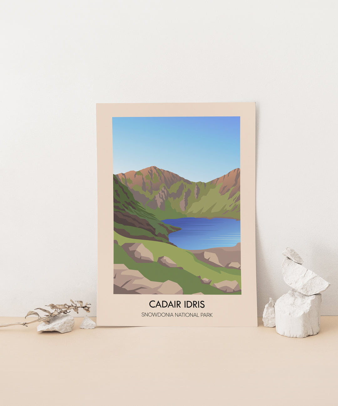 Cadair Idris Snowdonia Travel Poster