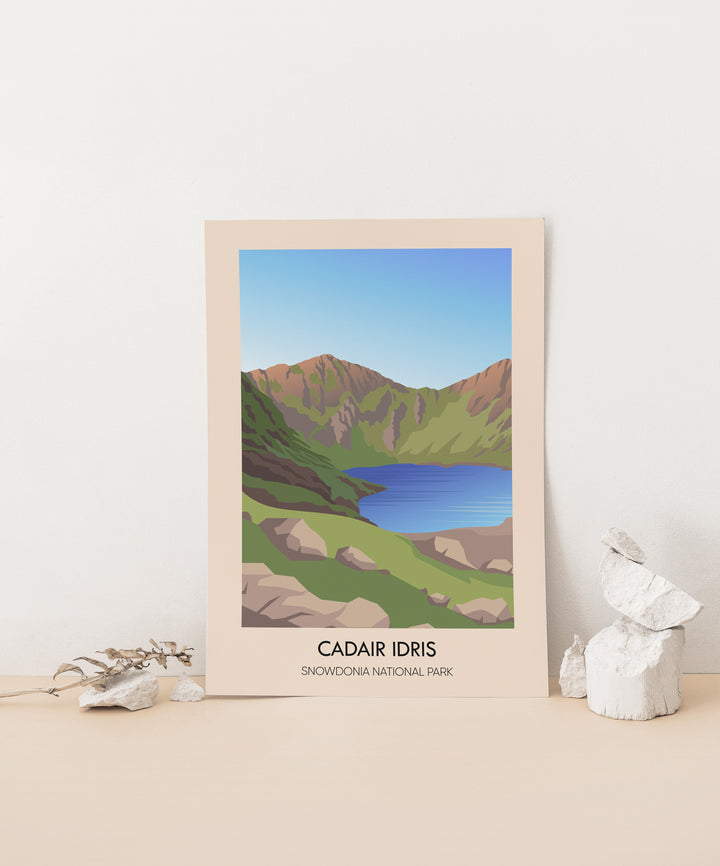 Cadair Idris Snowdonia Travel Poster