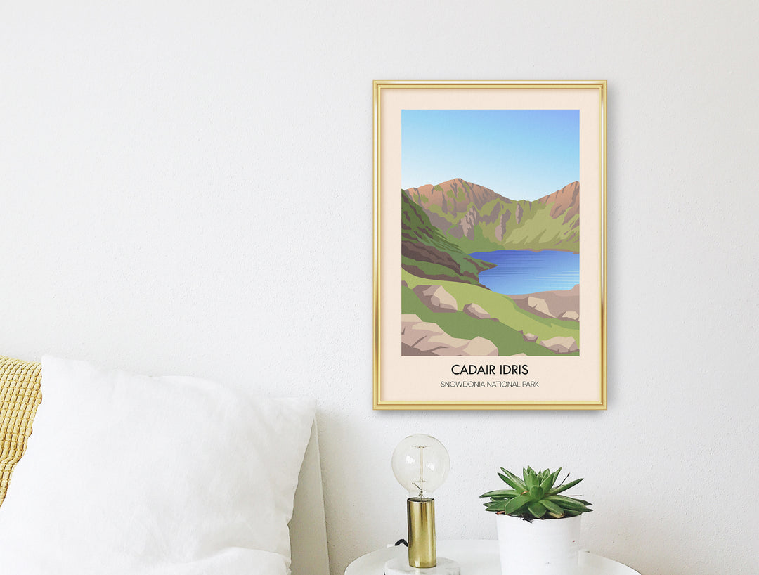 Cadair Idris Snowdonia Travel Poster