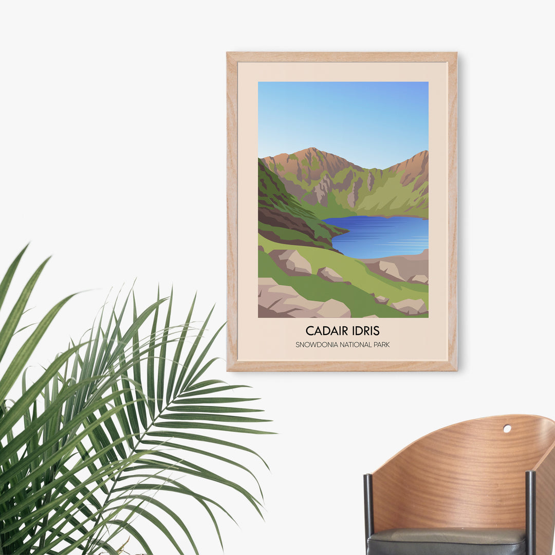 Cadair Idris Snowdonia Travel Poster