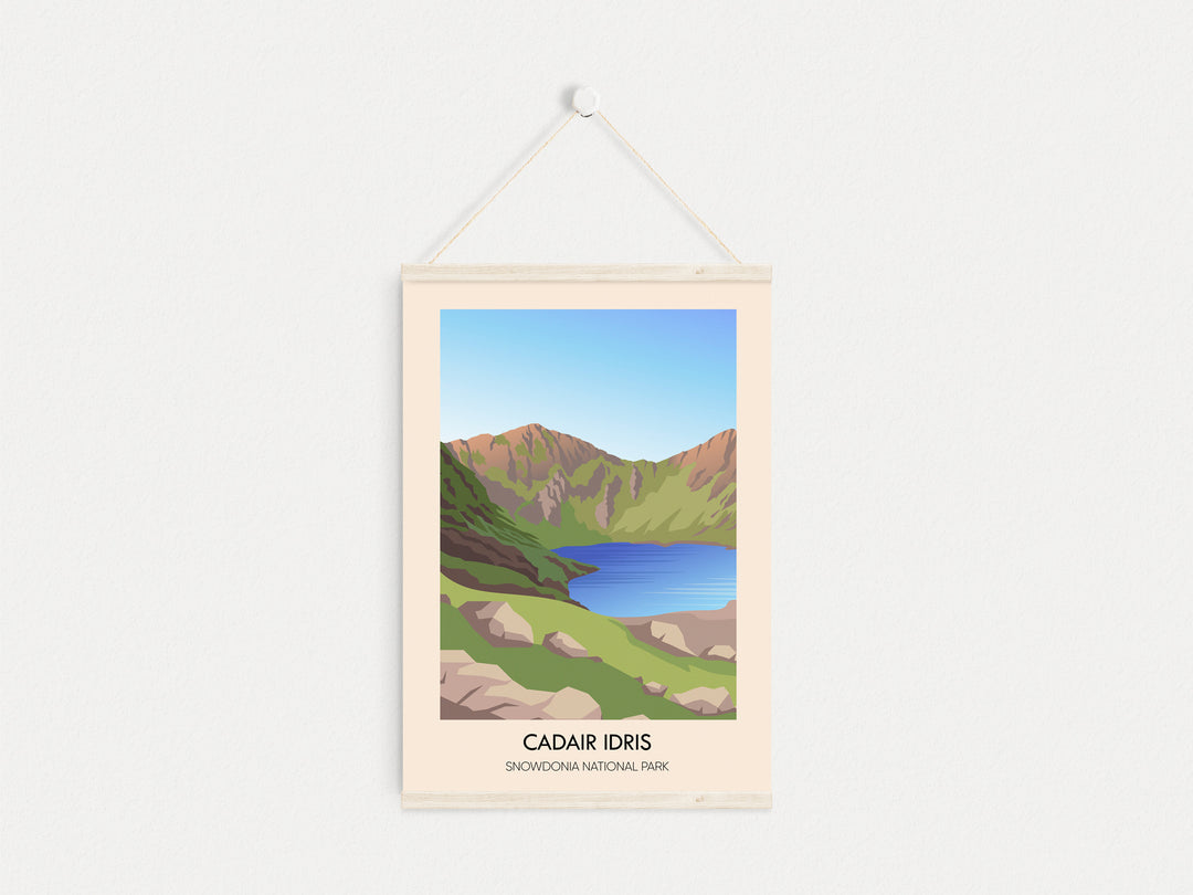 Cadair Idris Snowdonia Travel Poster