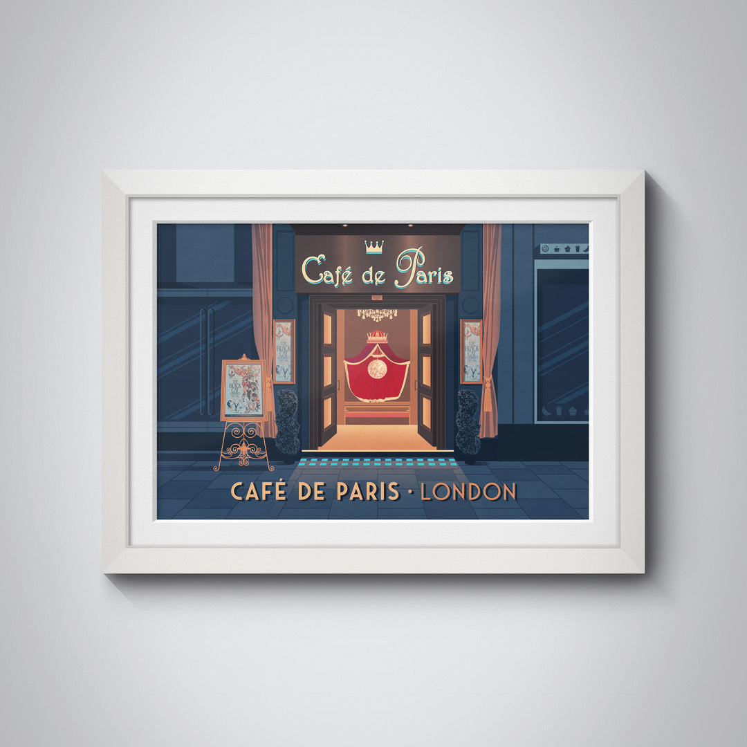 Cafe de Paris London Travel Poster