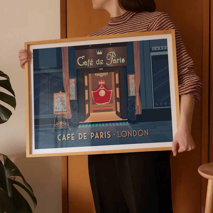 Cafe de Paris London Travel Poster