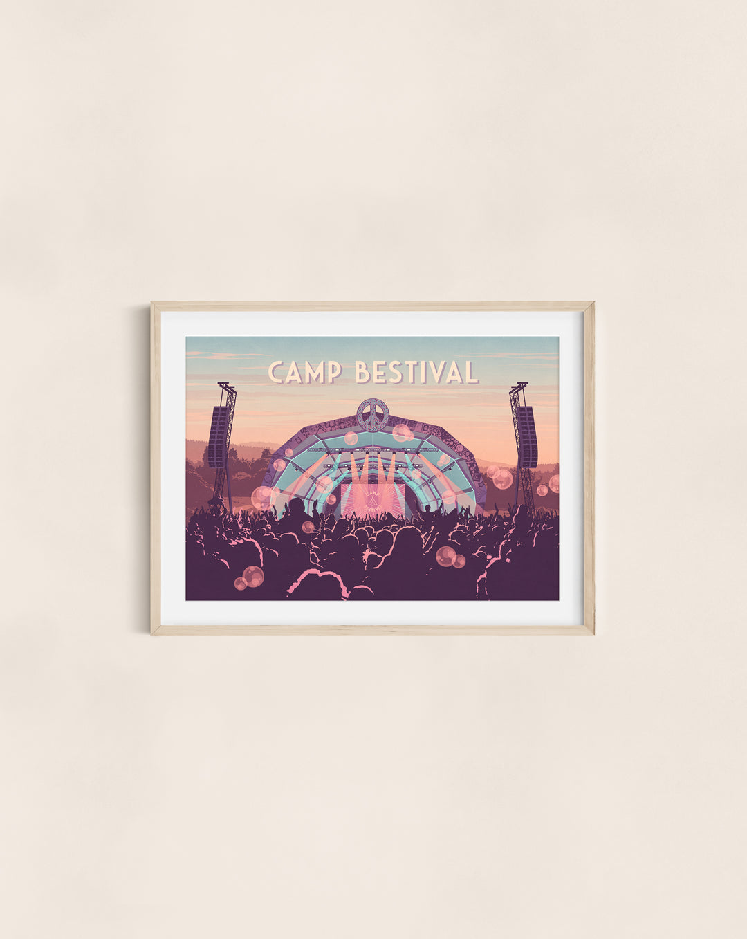 Camp Bestival Music Festival Travel Poster