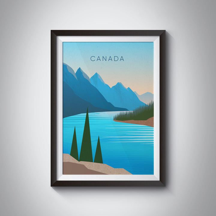 Canada Minimal Travel Poster