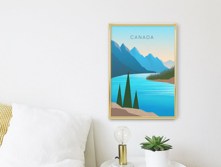 Canada Minimal Travel Poster