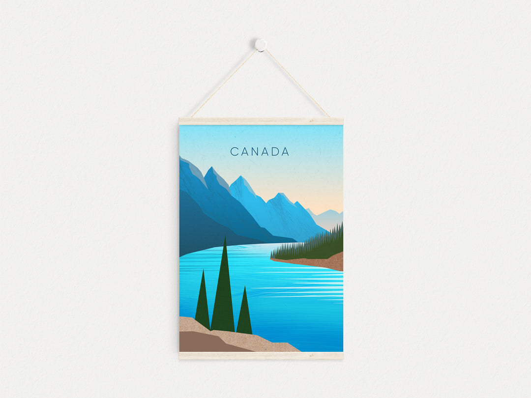 Canada Minimal Travel Poster