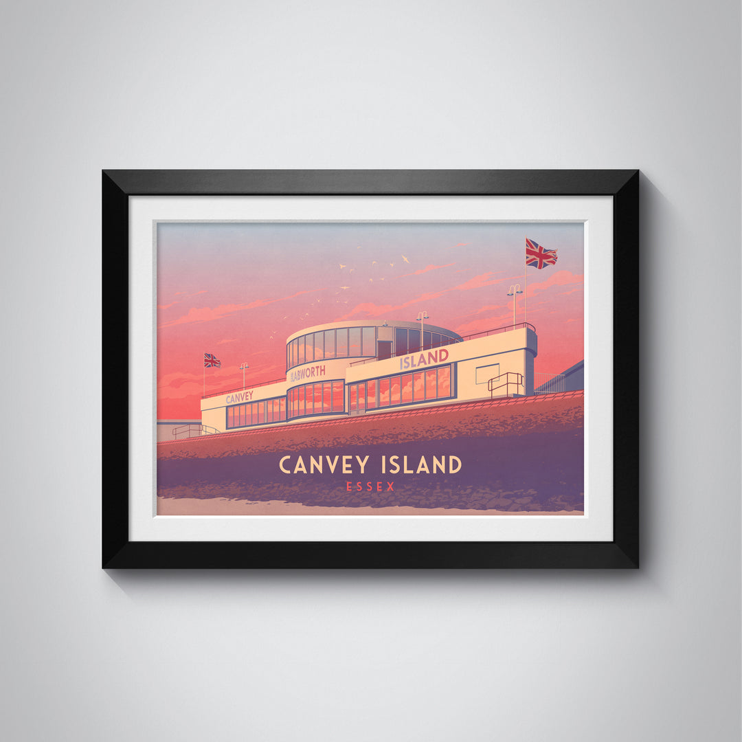 Canvey Island Essex Travel Poster