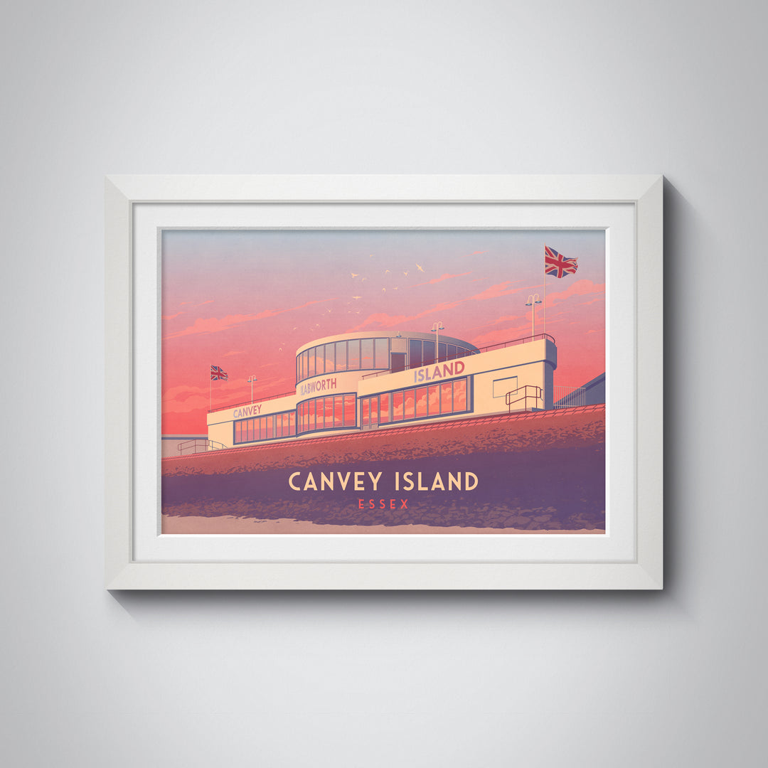 Canvey Island Essex Travel Poster