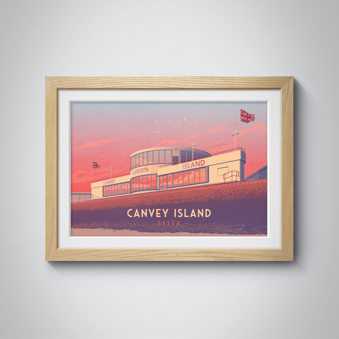 Canvey Island Essex Travel Poster