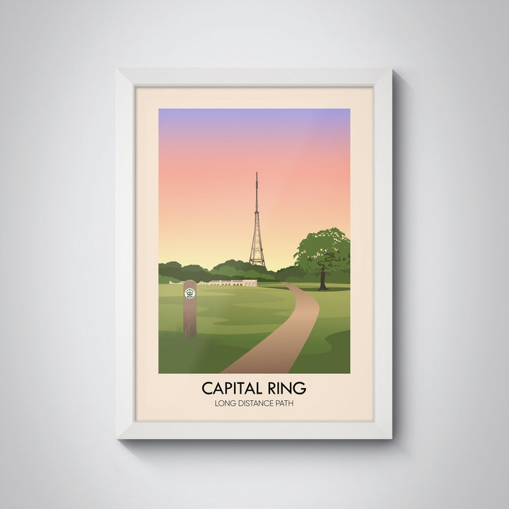 Capital Ring Long Distance Path Travel Poster