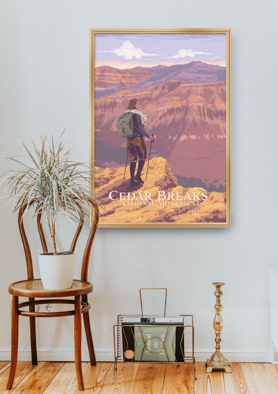 Cedar Breaks Utah National Monument Travel Poster