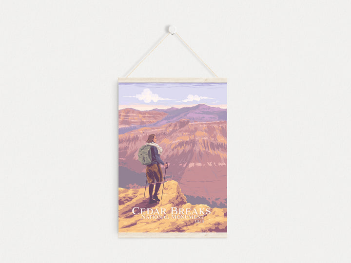 Cedar Breaks Utah National Monument Travel Poster