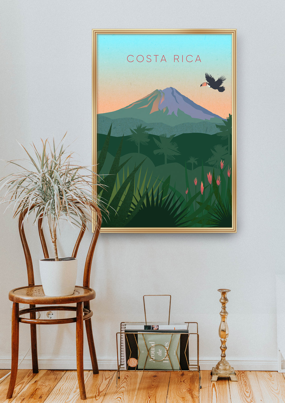 Costa Rica Minimal Travel Poster