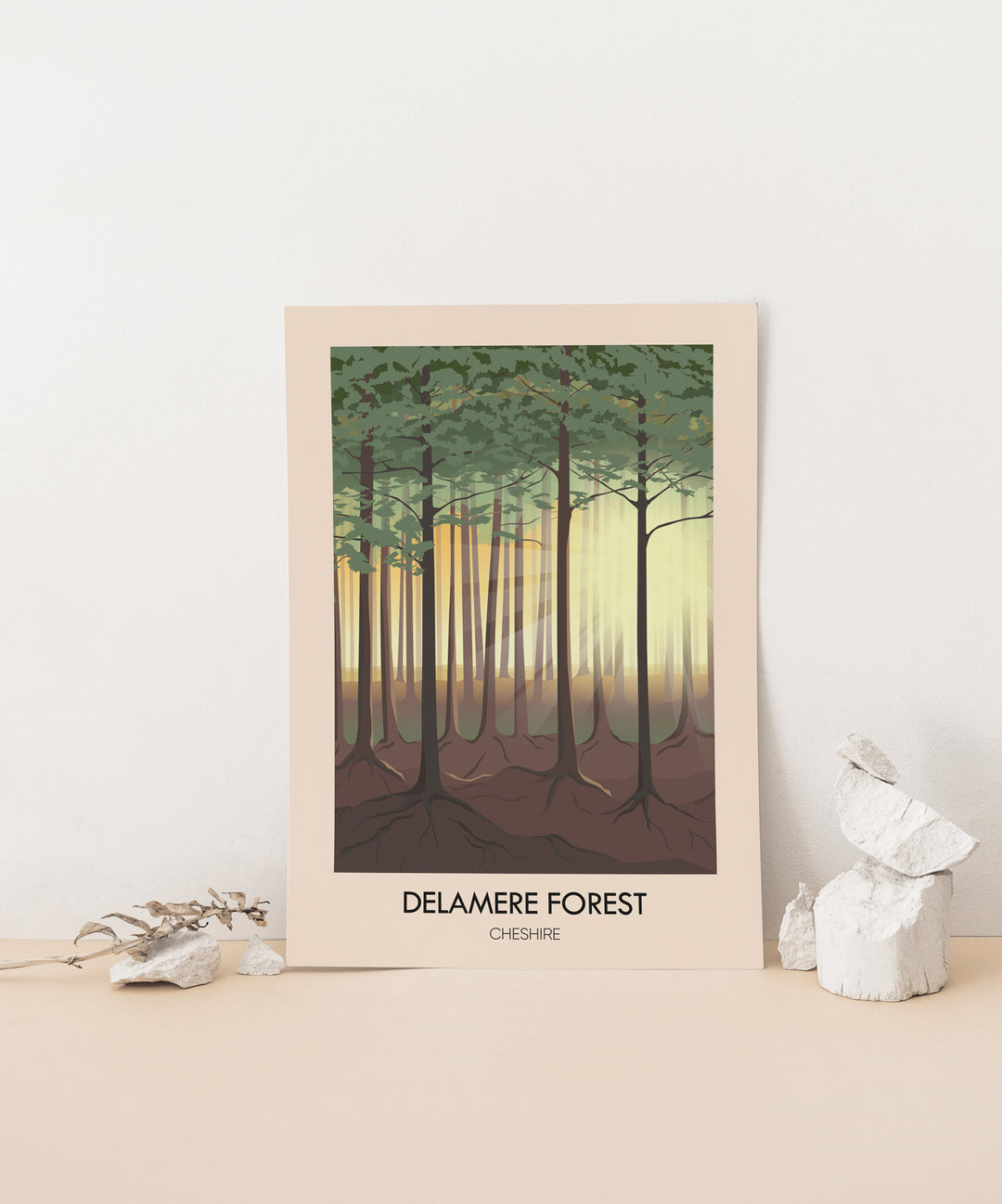 Delamere Forest Travel Poster