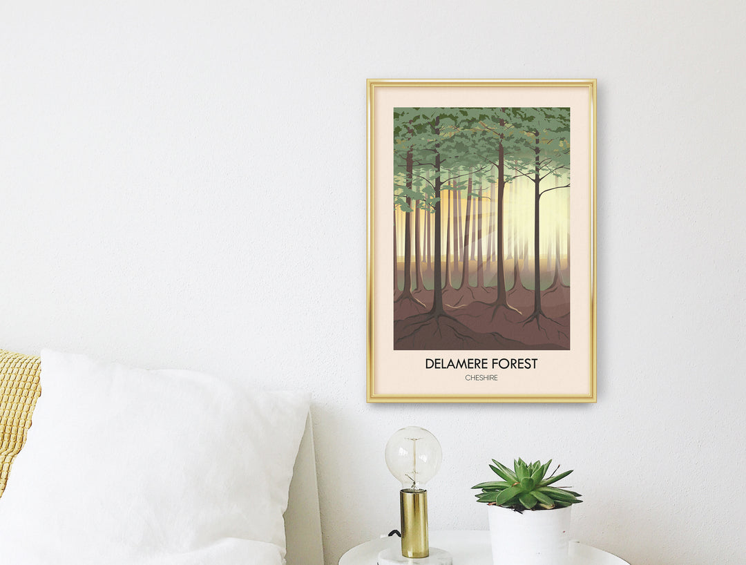 Delamere Forest Travel Poster