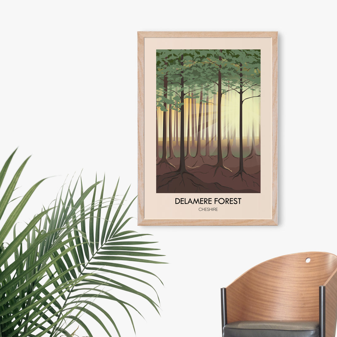 Delamere Forest Travel Poster