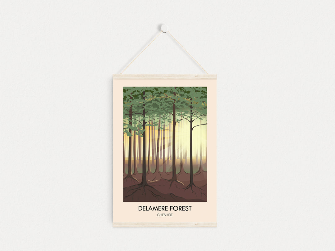 Delamere Forest Travel Poster