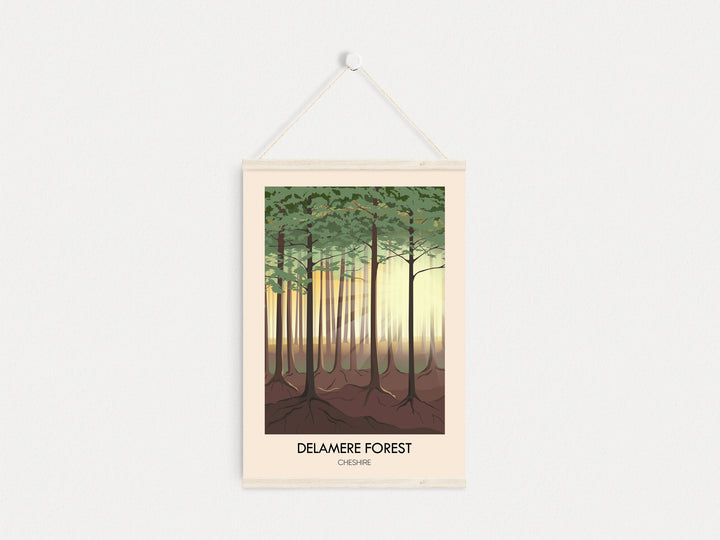 Delamere Forest Travel Poster