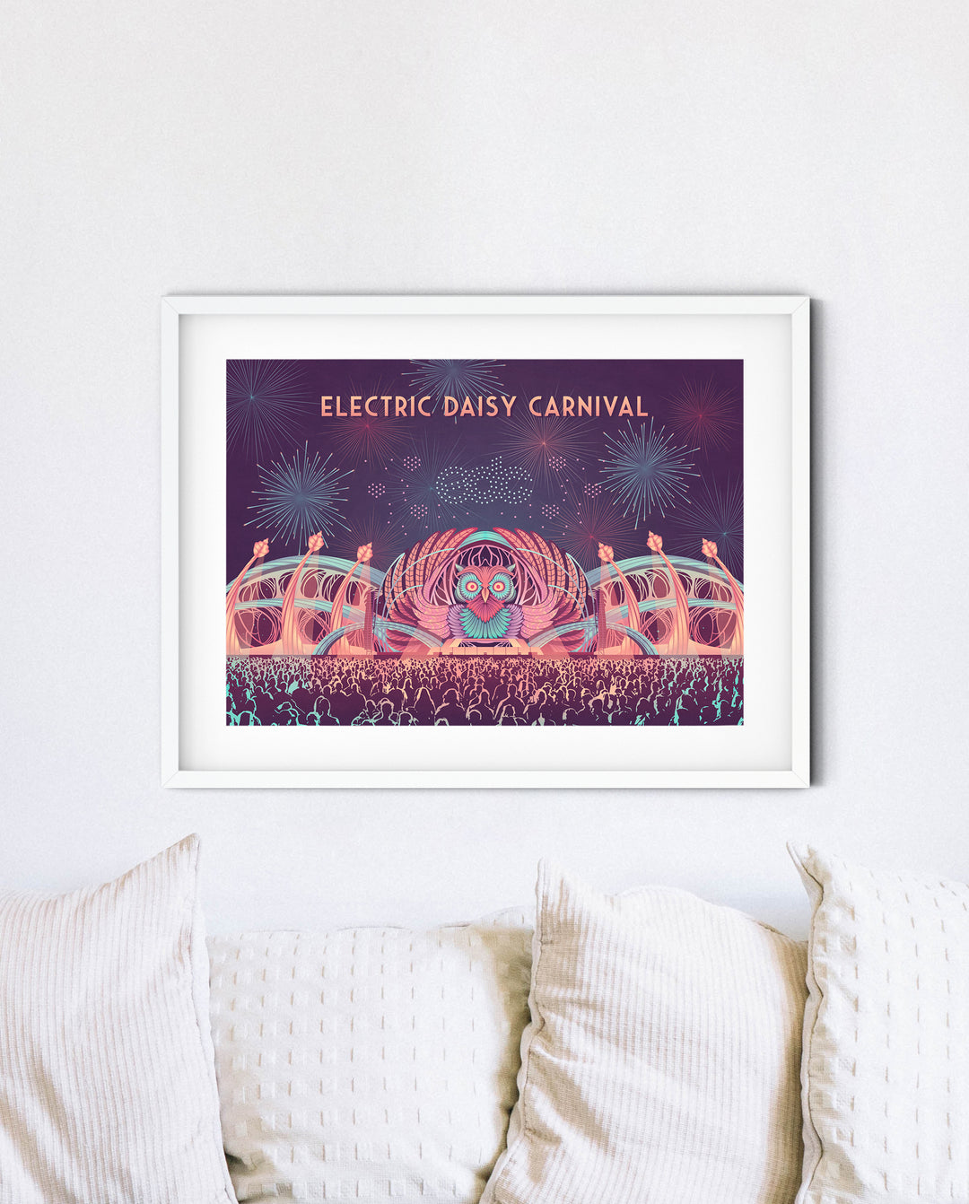 EDC Las Vegas Travel Poster