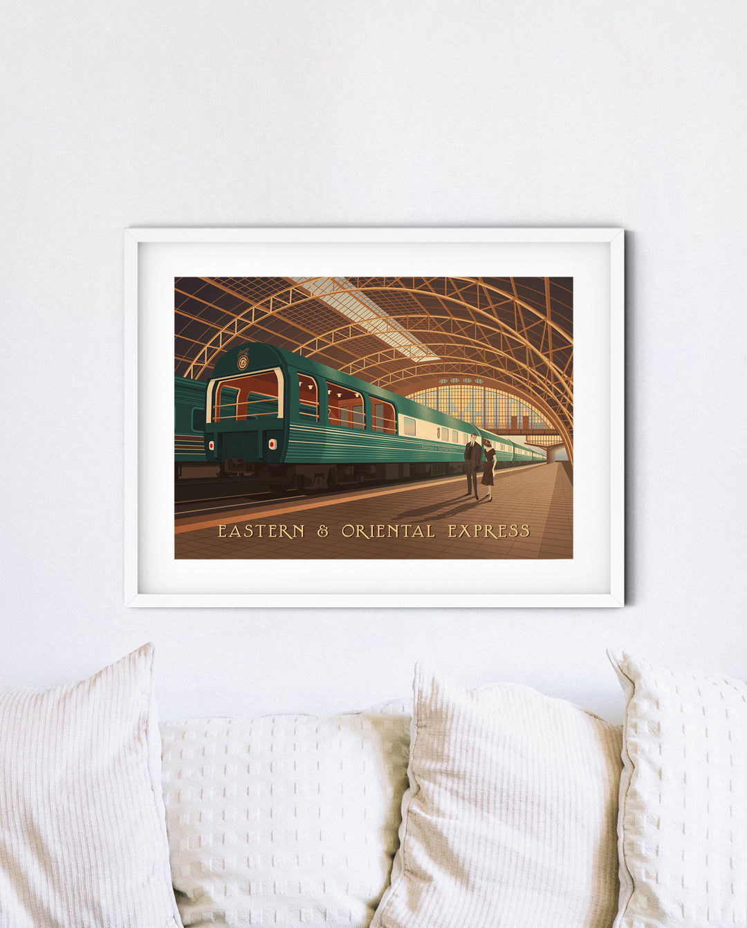 Eastern and Oriental Express Train Travel Poster