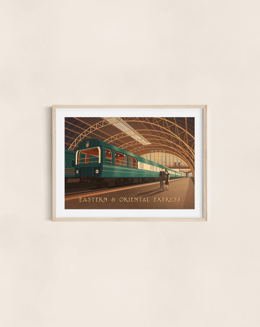 Eastern and Oriental Express Train Travel Poster