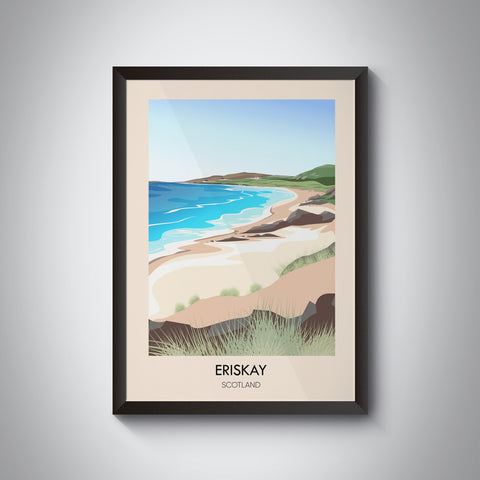 Eriskay Scotland Travel Poster