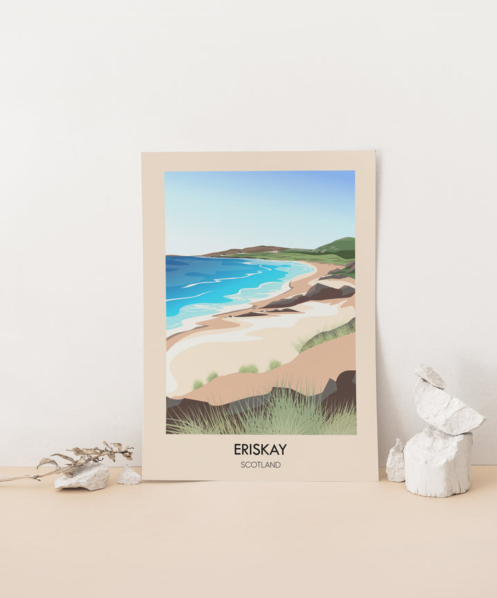 Eriskay Scotland Travel Poster