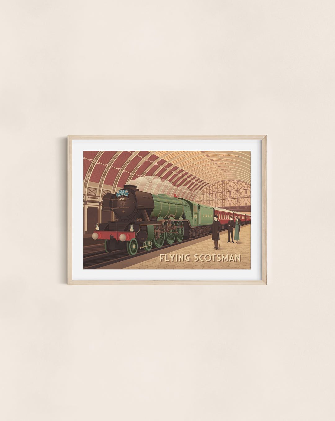 Flying Scotsman Travel Poster