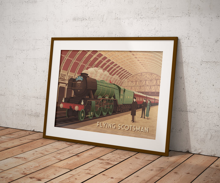 Flying Scotsman Travel Poster