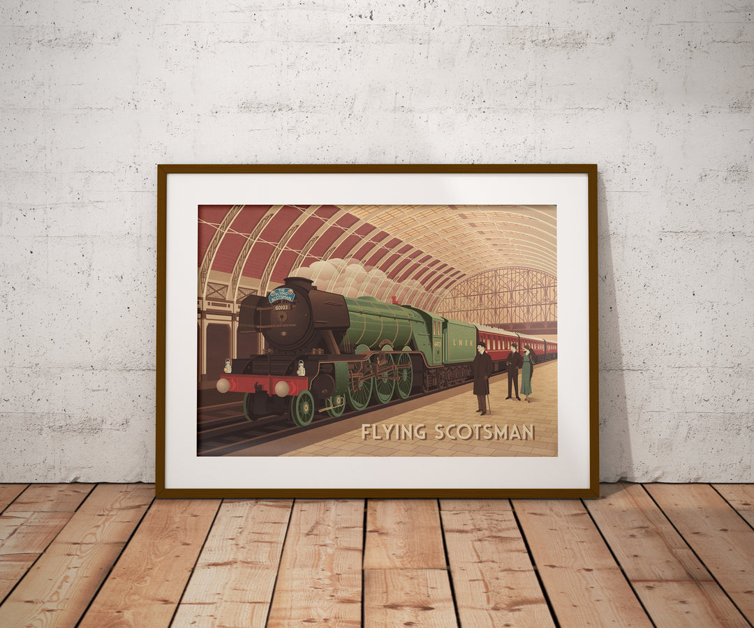 Flying Scotsman Travel Poster