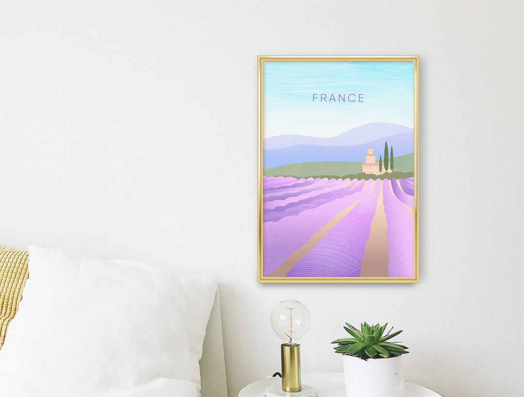 France Minimal Travel Poster