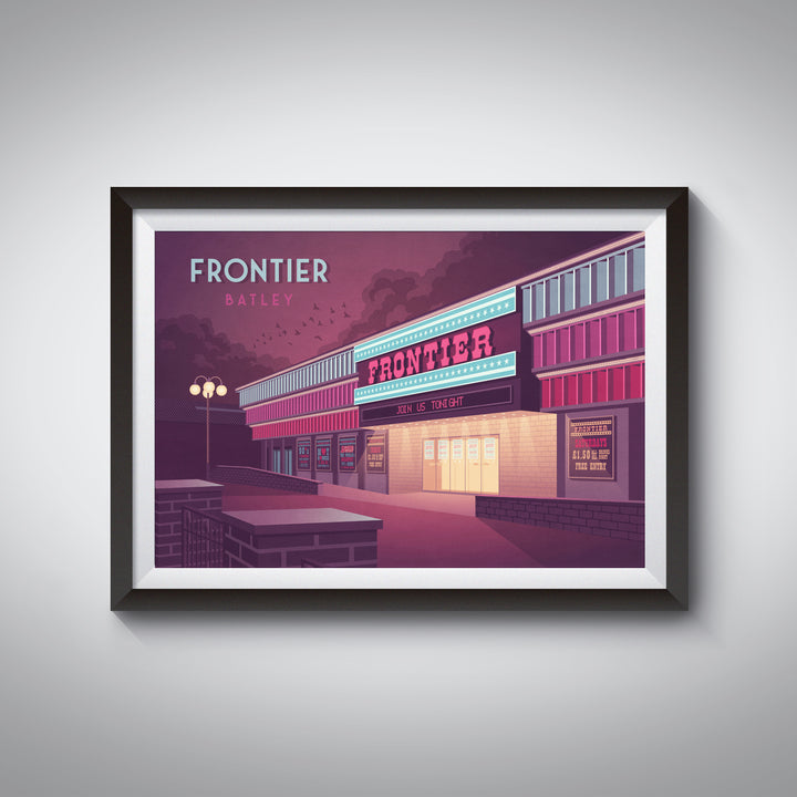 Frontier Nightclub Batley Poster