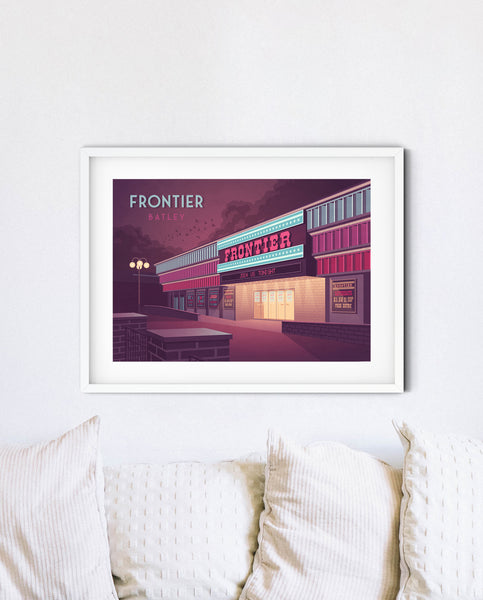 Frontier Nightclub Batley Poster