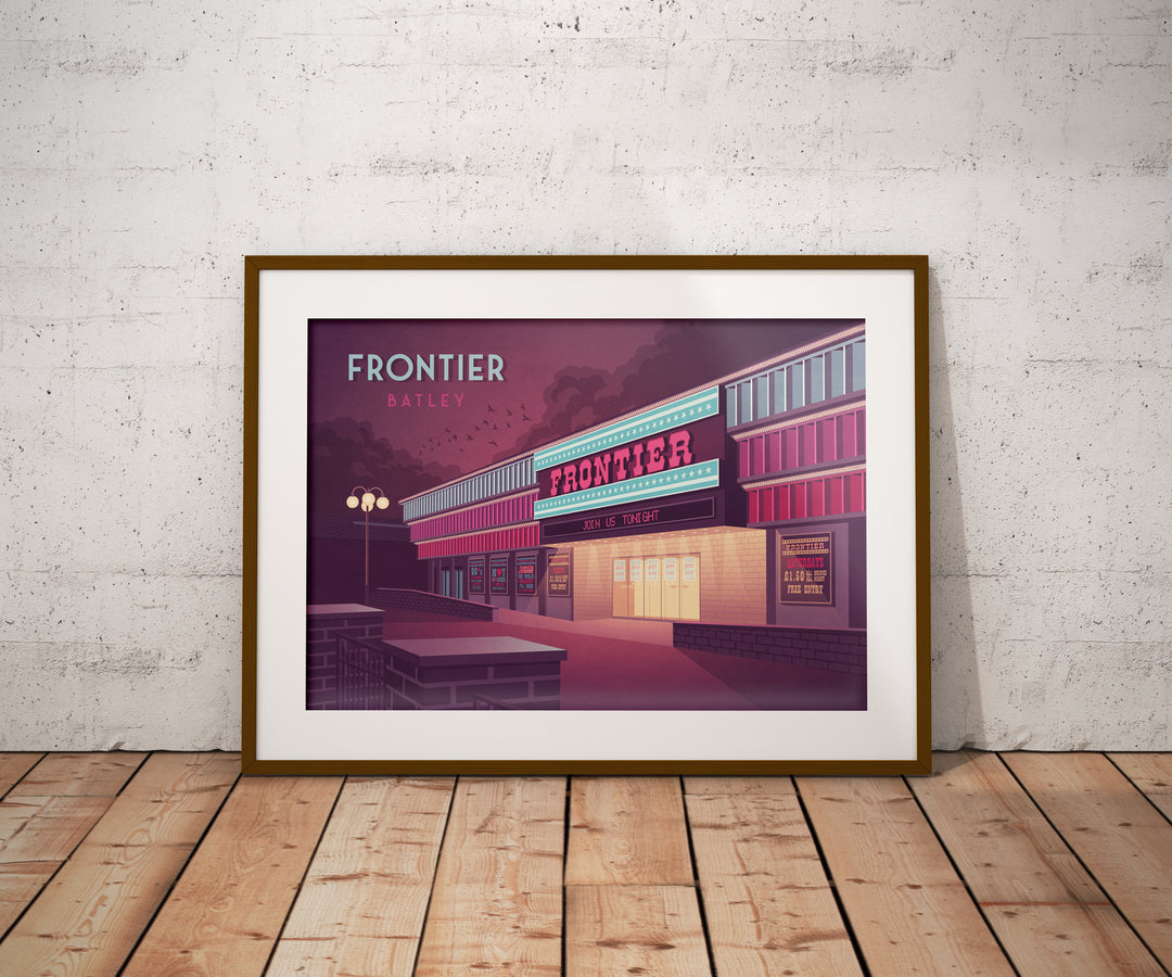 Frontier Nightclub Batley Poster