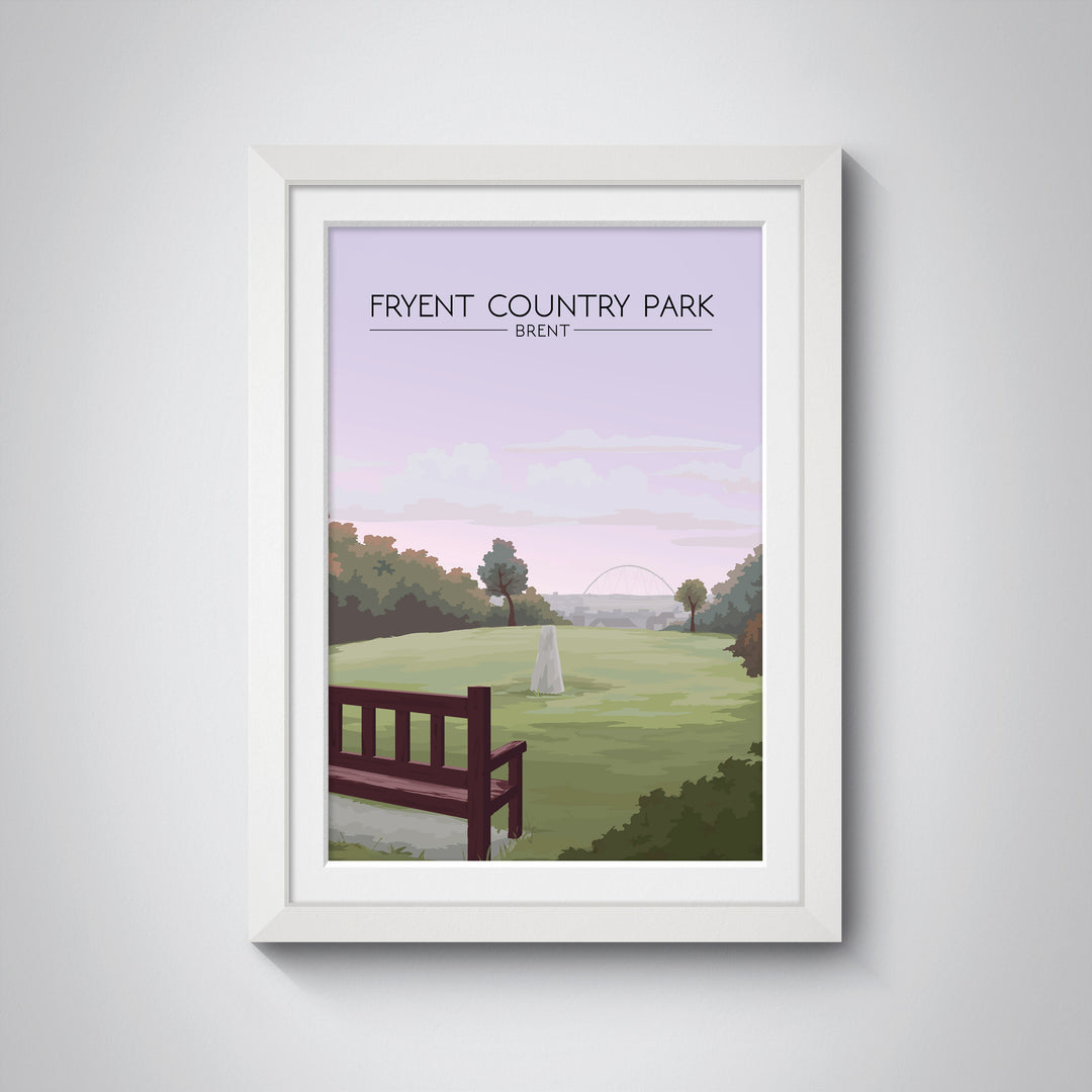 Fryent Country Park Brent London Travel Poster