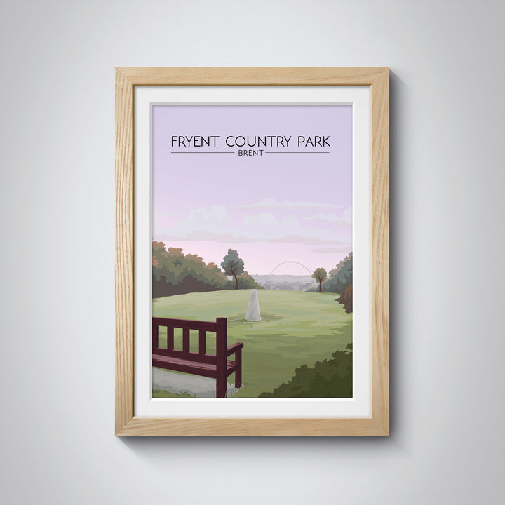 Fryent Country Park Brent London Travel Poster