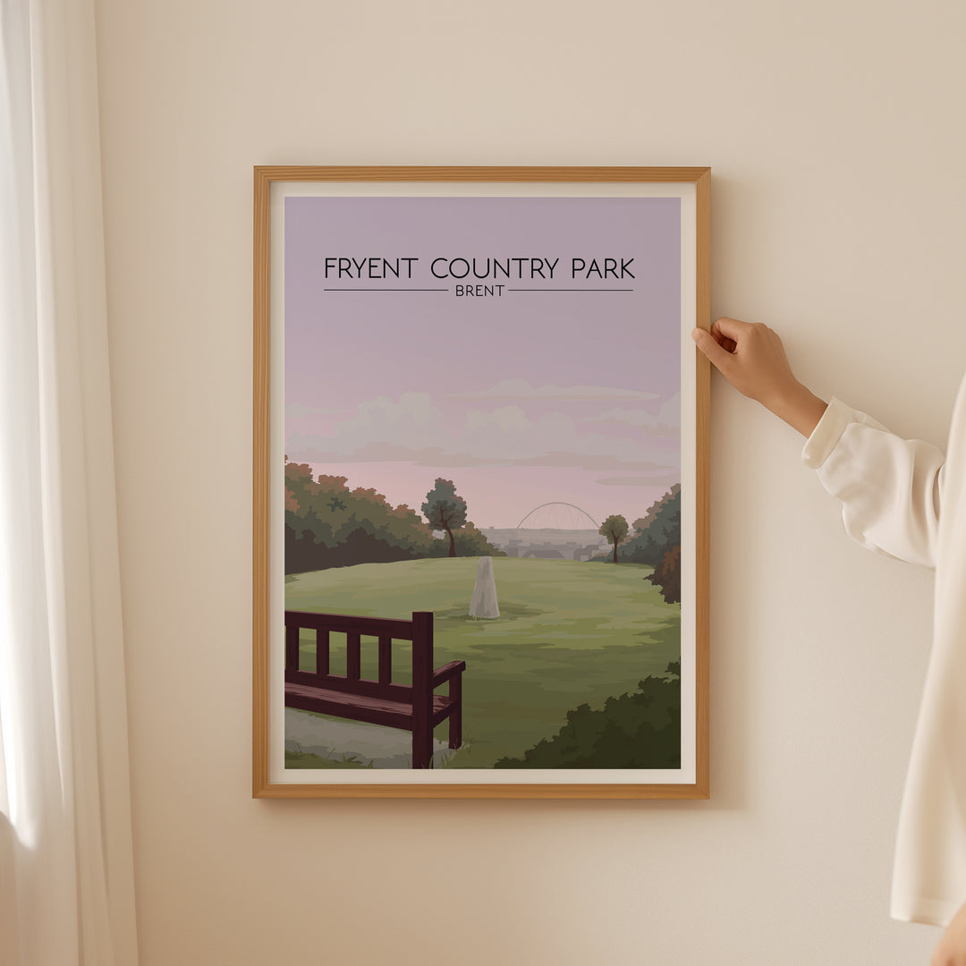 Fryent Country Park Brent London Travel Poster