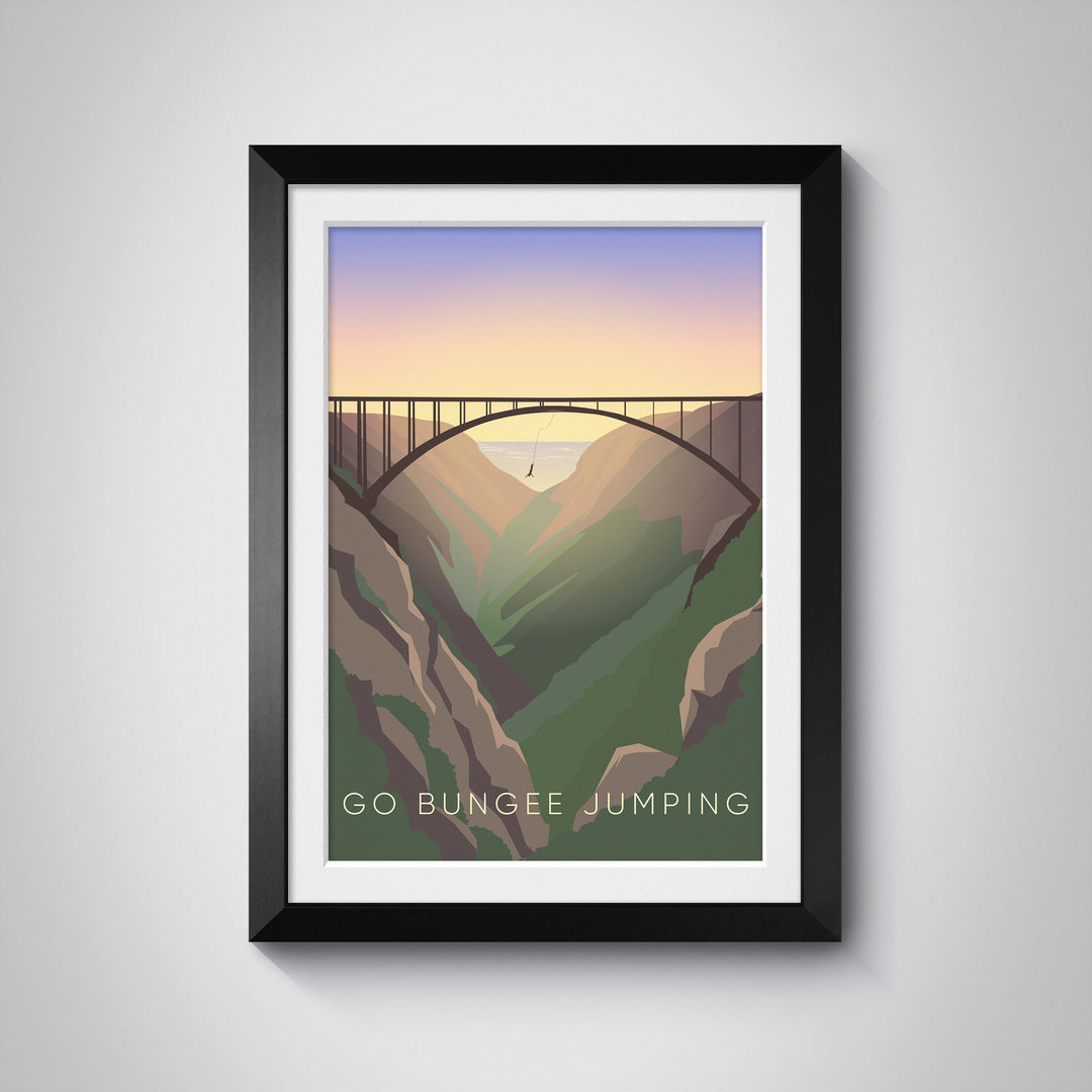 Go Bungee Jumping Travel Poster