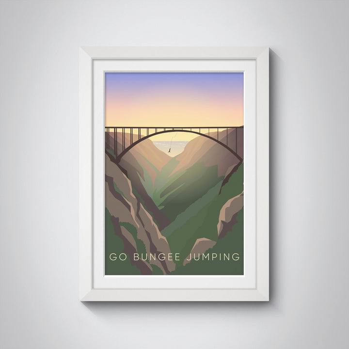 Go Bungee Jumping Travel Poster