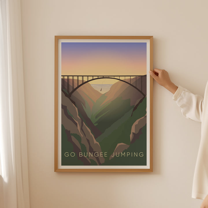 Go Bungee Jumping Travel Poster