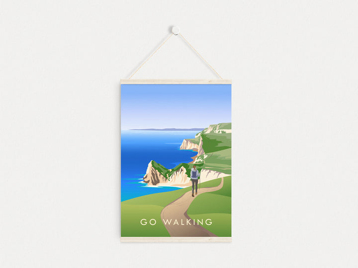 Go Walking Travel Poster