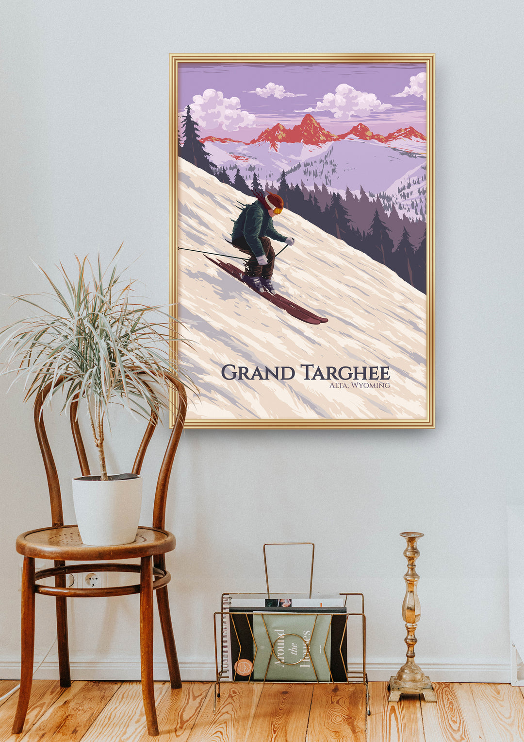 Grand Targhee Ski Resort Wyoming Travel Poster