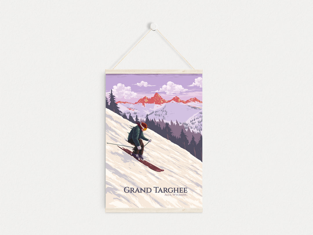 Grand Targhee Ski Resort Wyoming Travel Poster