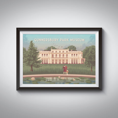 Gunnersbury Park Museum London Travel Poster