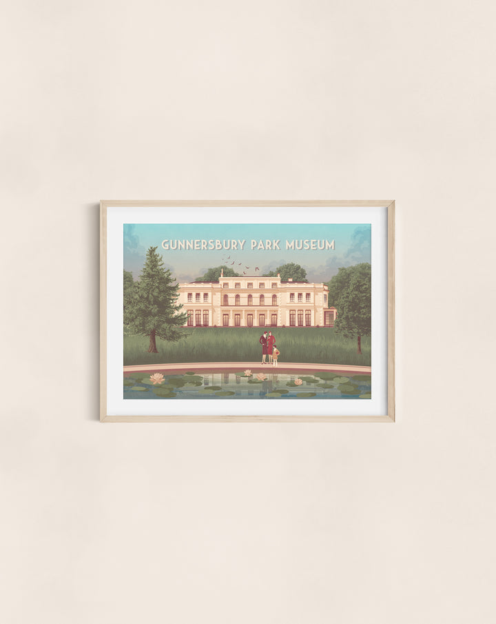 Gunnersbury Park Museum London Travel Poster